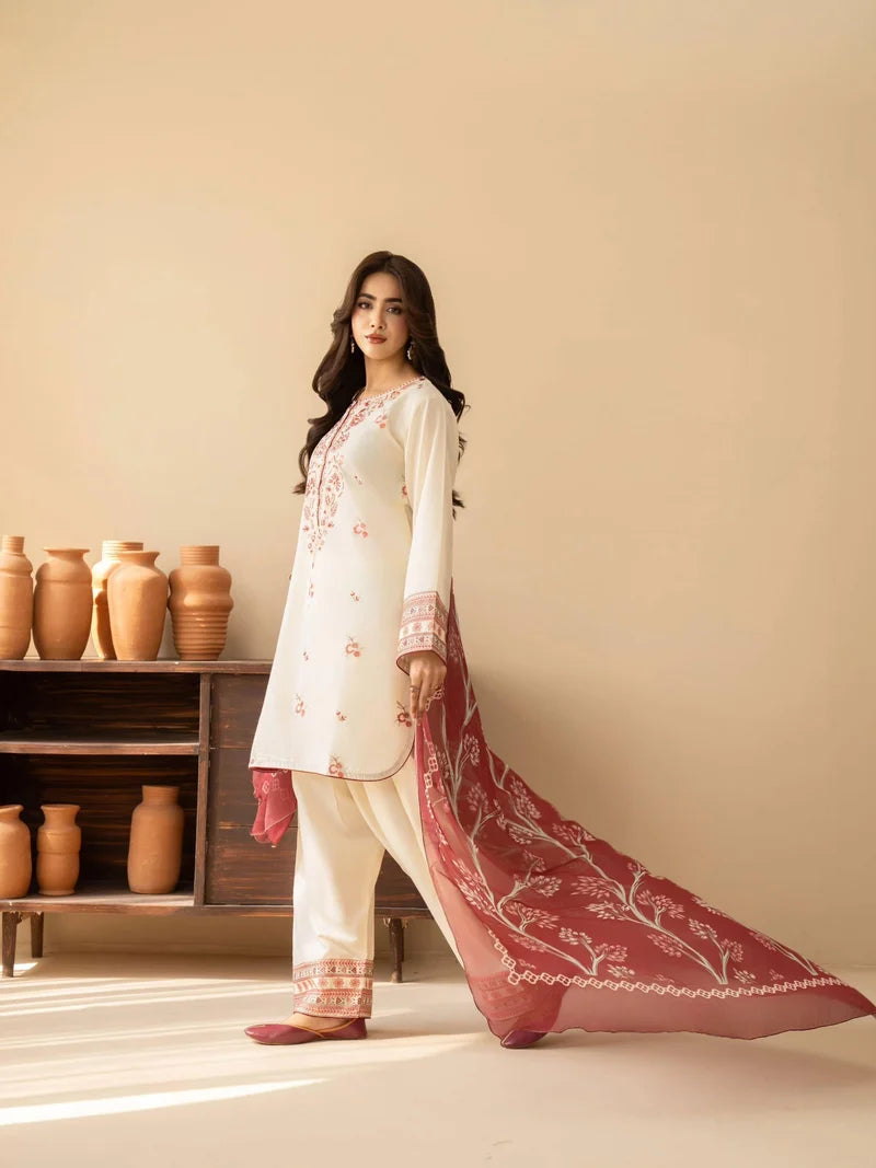 Gul Emb Shalwar 3pc