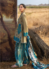 Zainab Chottani Unstitched Embroidered Luxury Lawn 3 Piece Suit ZC26ULZ D-11 SAPHIRA – Summer Collection