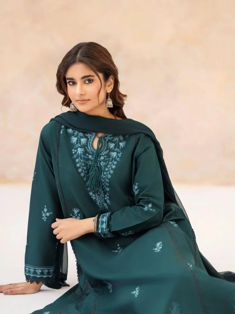 Airline Emb Farshi Shalwar 3pc