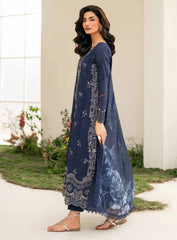 Iznik Embroidered Lawn Suits Unstitched 3 Piece IZ25FE IFE-04 – Summer Collection