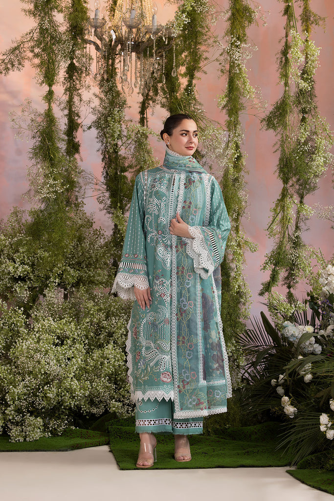 Sobia Nazir Embroidered Lawn Suit Unstitched 3 Piece SN25LL D-5B – Summer Collection