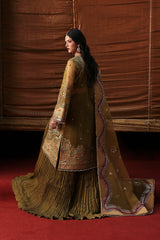 Kaashvi by Ayzel Unstitched Organza Embroidered Suits 3 Piece AAF25KW USHNA AZW-25-V2-07 – Wedding Collection