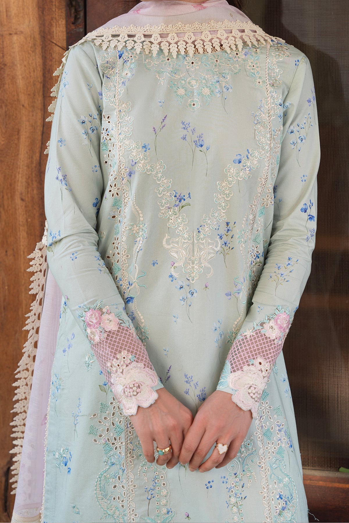 Whisper by Ayzel Unstitched Embroidered Lawn 3 Piece Suit AAF26ULW Glint ZWU-0133-3PO – Eid Collection