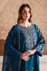 Mai tai 3Pc - Embroidered Khaddar Dress