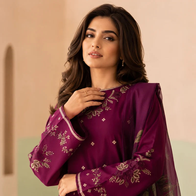 Velza Emb Farshi Shalwar 3pc