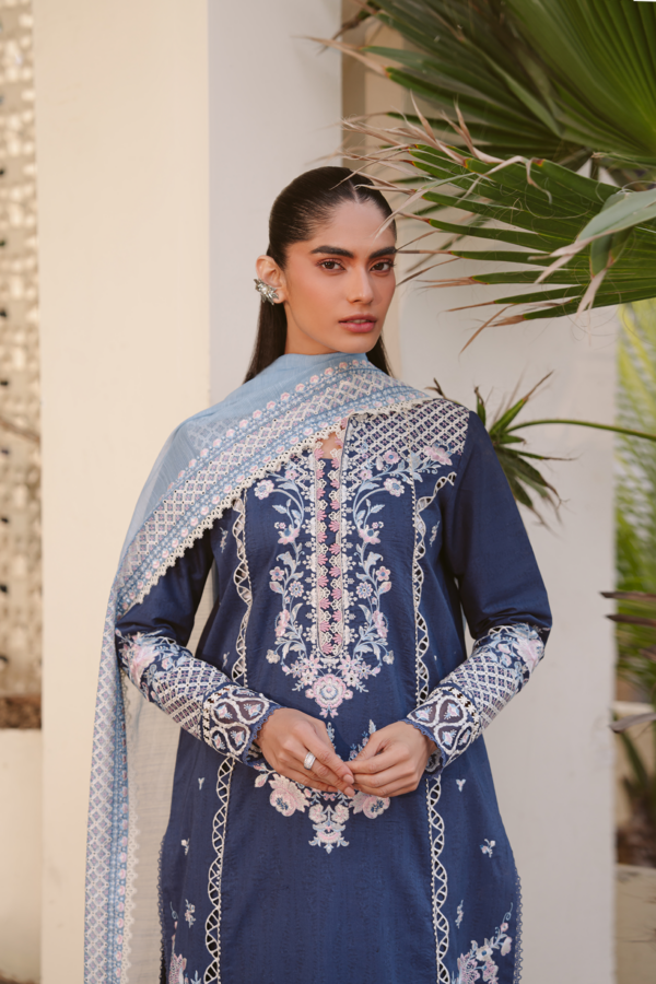 Serein By Ayzel Embroidered Lawn Suit Unstitched 3 Piece SAY26R ELYRA – Summer Collection