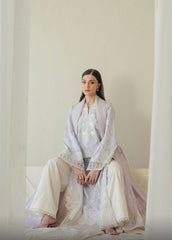 Daybreak by Afrozeh Unstitched Printkari Embroidered Lawn 3 Piece Suit AF26UDB D-4 DOVEMIST – Summer Collection