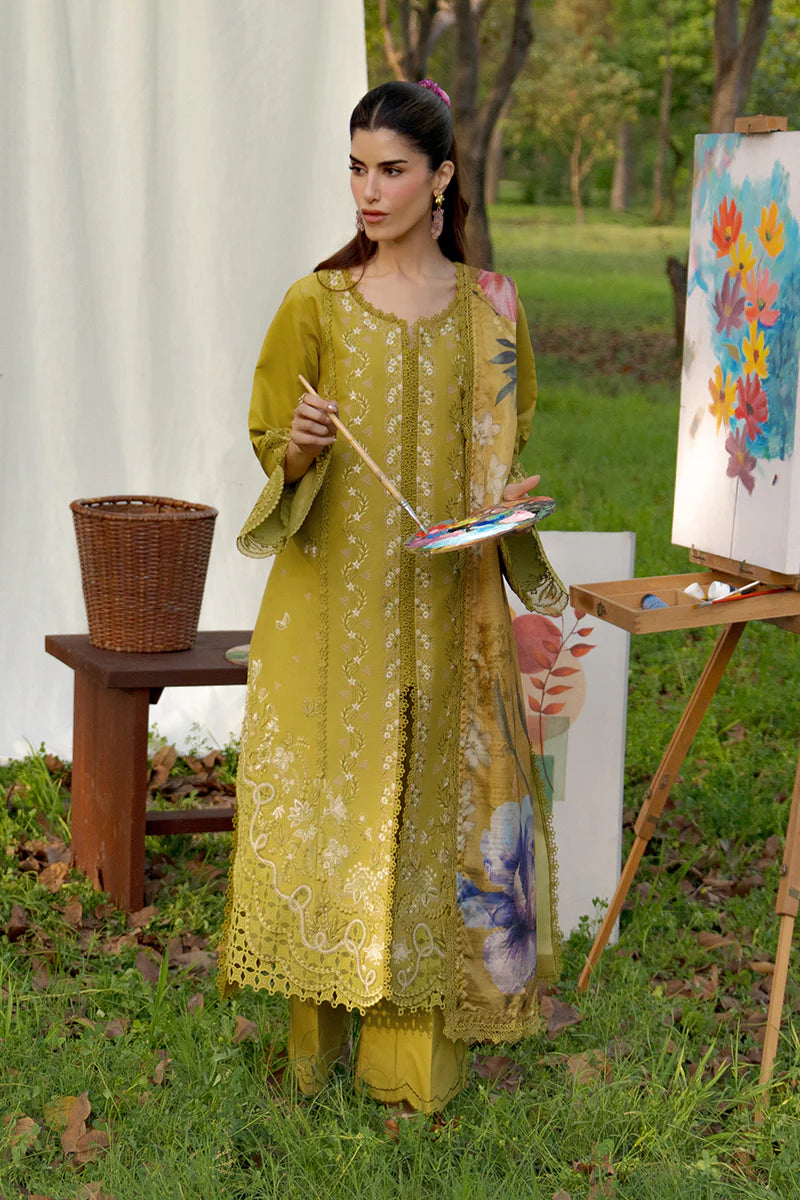 Rang Rasiya Unstitched Embroidered Luxury Lawn 3 Piece Suit RR26ULE HAYA – Eid Collection