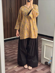 Black Mustard Farshi Shalwar