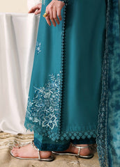 Azure Unstitched Embroidered Luxury Lawn 3 Piece Suit AZ26UAL 78 Sea Breeze – Eid Collection