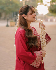 Sadaf Emb Farshi Shalwar Set