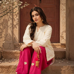 Maya Emb Farshi Shalwar Set