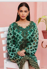 Al-Zohaib Elanoor Formal 2pc (Handwork Exclusive Collection) – 02-Green
