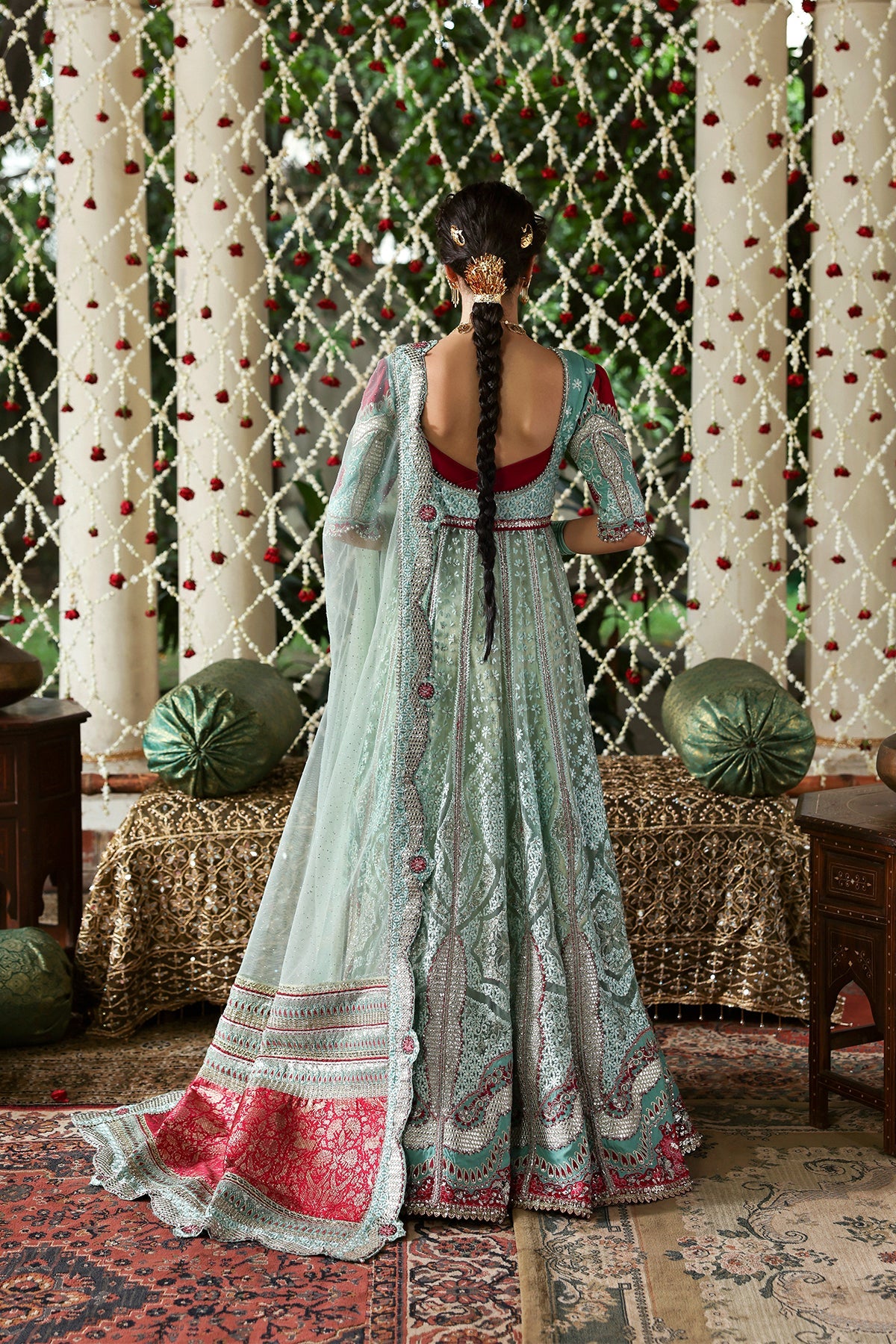 Shehnai By Afrozeh Embroidered Raw Silk Suits Unstitched 3 Piece AF25SA D-05 Zanzar – Wedding Collection