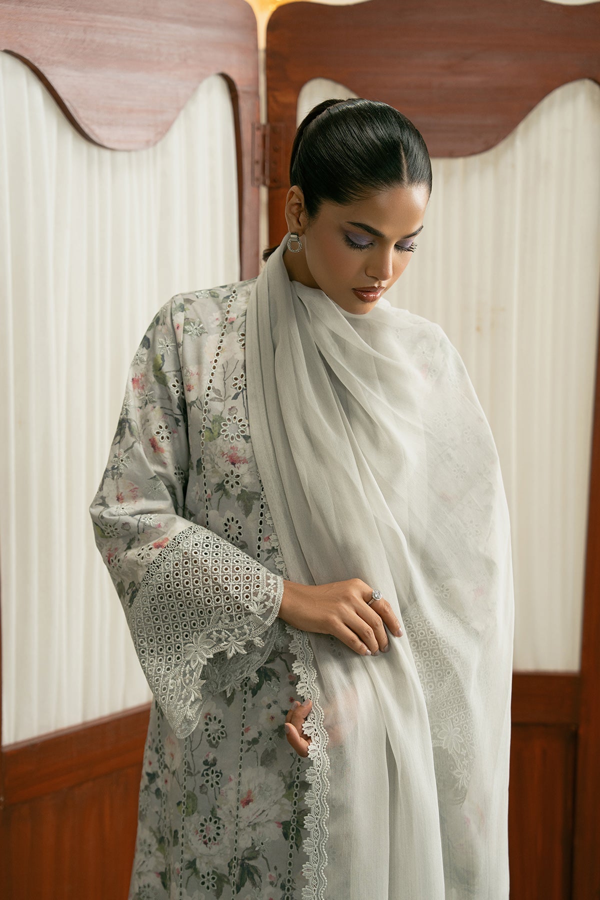 Zephyr Core by Ayzel Unstitched Embroidered Lawn 3 Piece Suit AAF26ZC DUHA – Eid Collection