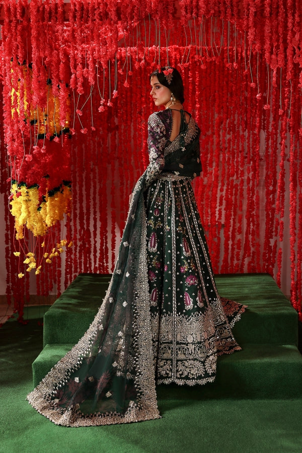 Shehnai By Afrozeh Embroidered Organza Suits Unstitched 3 Piece AF25SA D-01 Shonglam – Wedding Collection