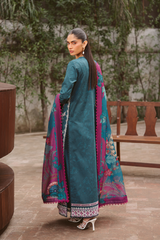 Serein By Ayzel Embroidered Lawn Suit Unstitched 3 Piece SAY26R ZENVIA – Summer Collection
