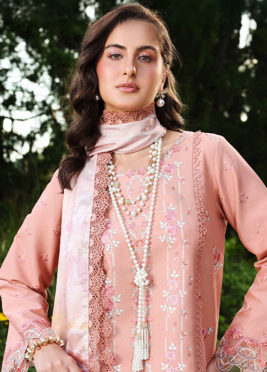 Florence by Rang Rasiya Unstitched Embroidered Lawn 3 Piece Suit RR26UFL Aalen – Summer Collection
