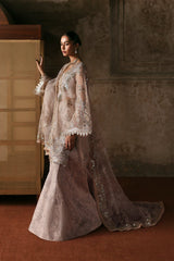 Kaashvi by Ayzel Unstitched Organza Embroidered Suits 3 Piece AAF25KW NEYSA AZW-25-V2-02 – Wedding Collection