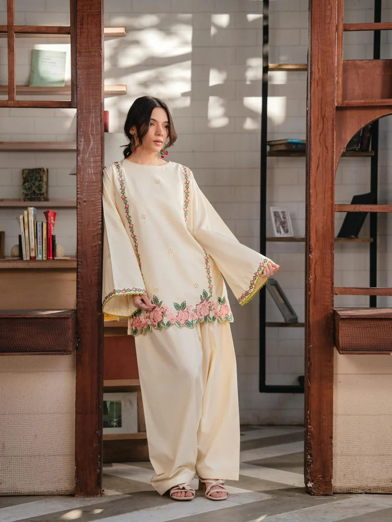 Heba Emb Farshi Shalwar Set