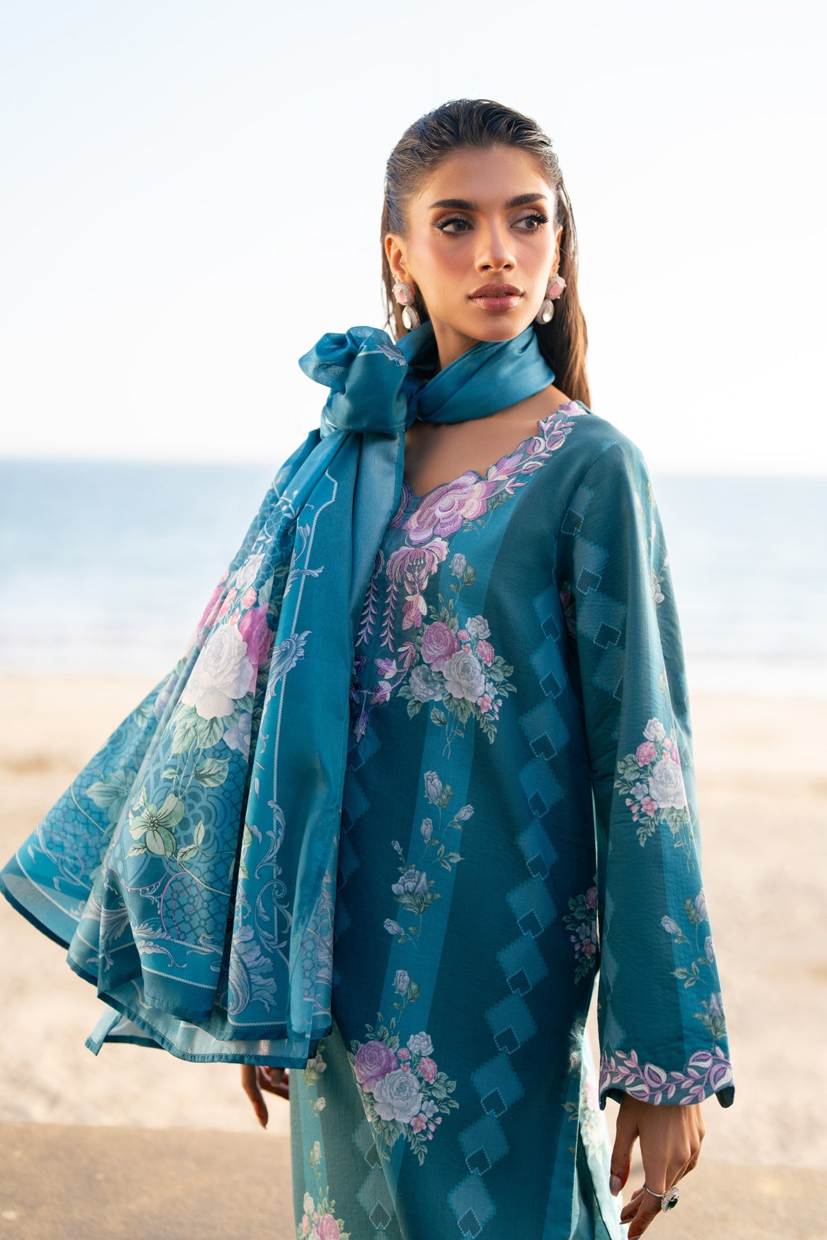 Baroque – Xenia Formals Unstitched Embroidered Lawn 3 Piece Suit XF26ULN 1186 – CYRUS – Summer Collection