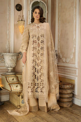 Sobia Nazir Luxury Embroidered Lawn Suit Unstitched 3 Piece SNLL D-13A – Summer Collection