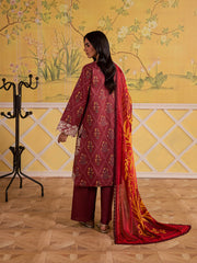 Afsana by Mahnur Embroidered Lawn Suit Unstitched 3 Piece AFS26IB AL-09 – Summer Collection