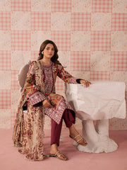 Jahaan by Mahnur Embroidered Lawn Suit Unstitched 3 Piece JAH26IB AL-005 – Summer Collection