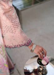 Qalamkar Chikankari Unstitched Embroidered Lawn 3 Piece Suit QLK26UCL CM-06 Noura – Summer Collection