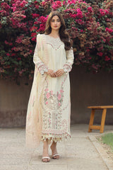 Qalamkar Chikankari Lawn Suit Unstitched 3 Piece QLM24F PS-05 Amaar