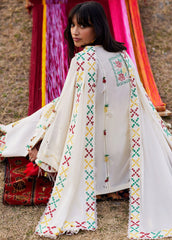 Meili by Zaha Unstitched Embroidered Lawn 3 Piece Suit ZK26UML ZL26-08B – Festive Collection