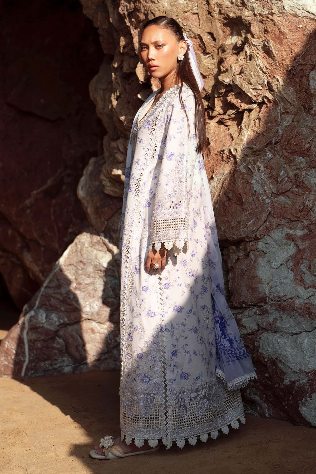Summer Together by Afrozeh Embroidered Lawn Suits Unstitched 3 Piece AF25ST D-09 Zircon – Summer Collection-