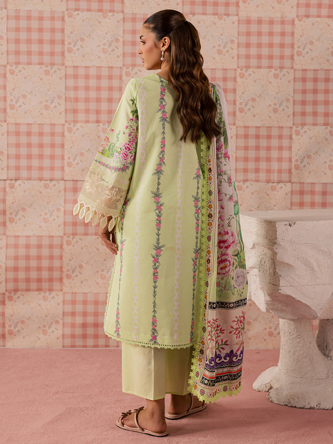 Afsana by Mahnur Embroidered Lawn Suit Unstitched 3 Piece AFS26IB AL-01 – Summer Collection