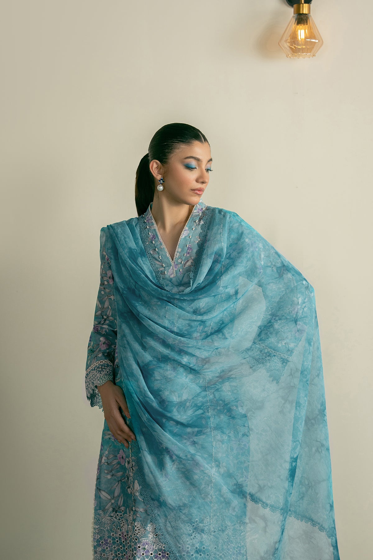 Zephyr Core by Ayzel Unstitched Embroidered Lawn 3 Piece Suit AAF26ZC ARIN – Eid Collection