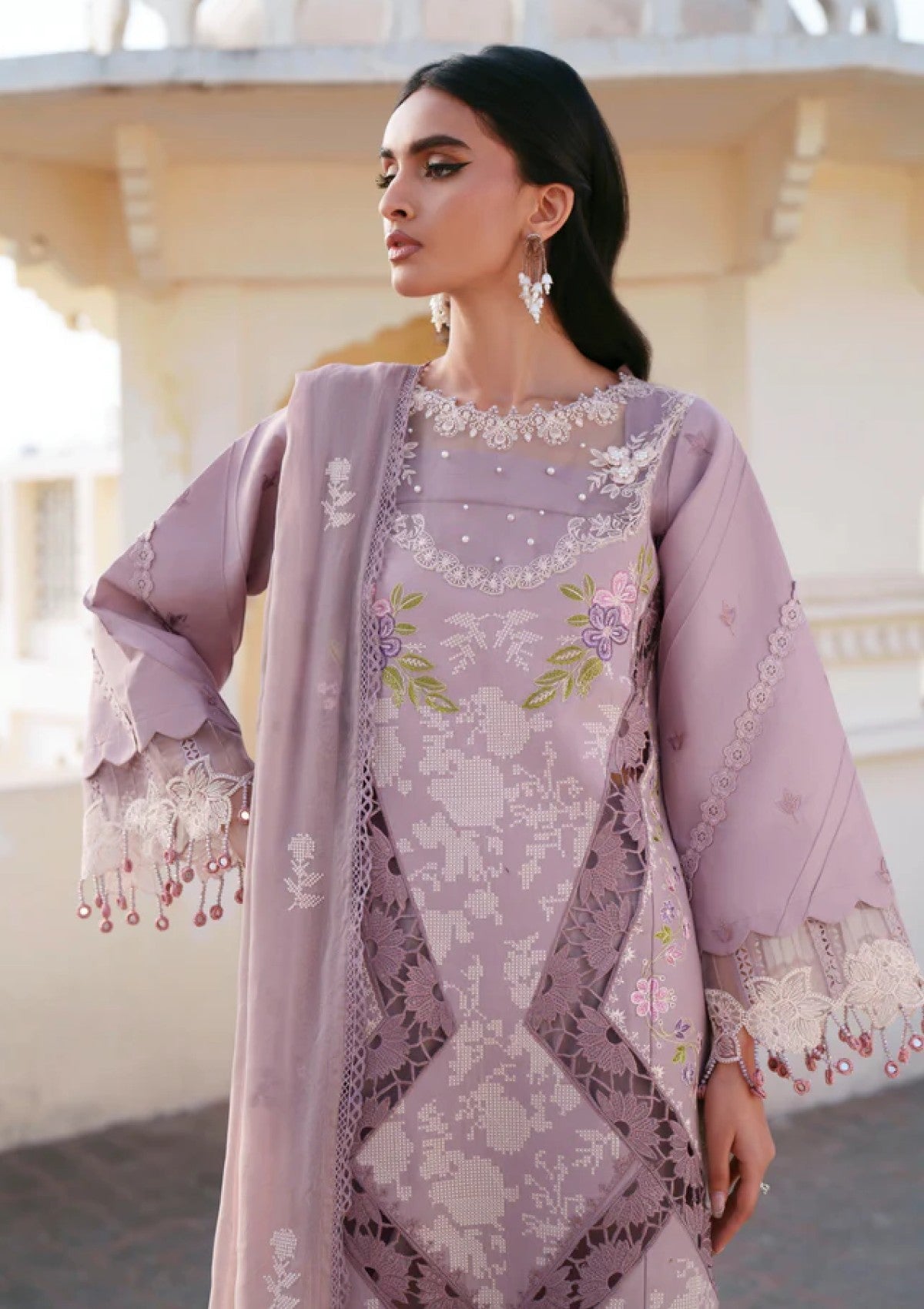 Shangrila by Parishay Unstitched Lawn Embroidered 3 Piece Suit SP26UE SLA-09 – Summer Collection