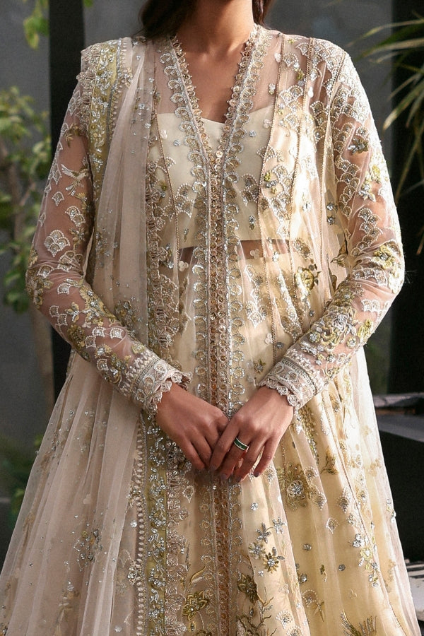 La Fuchsia By Afrozeh Embroidered Net Suits Unstitched 3 Piece AF25LF D-10 Fleurie – Formals Collection