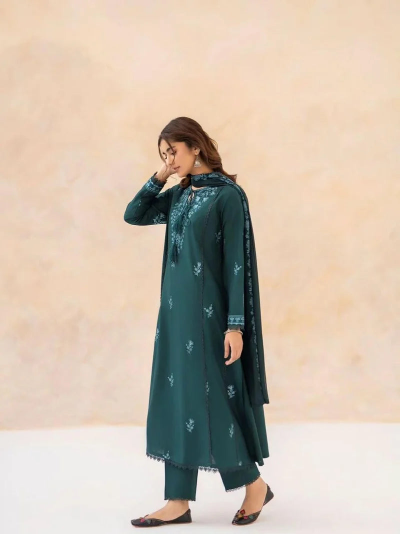 Airline Emb Farshi Shalwar 3pc