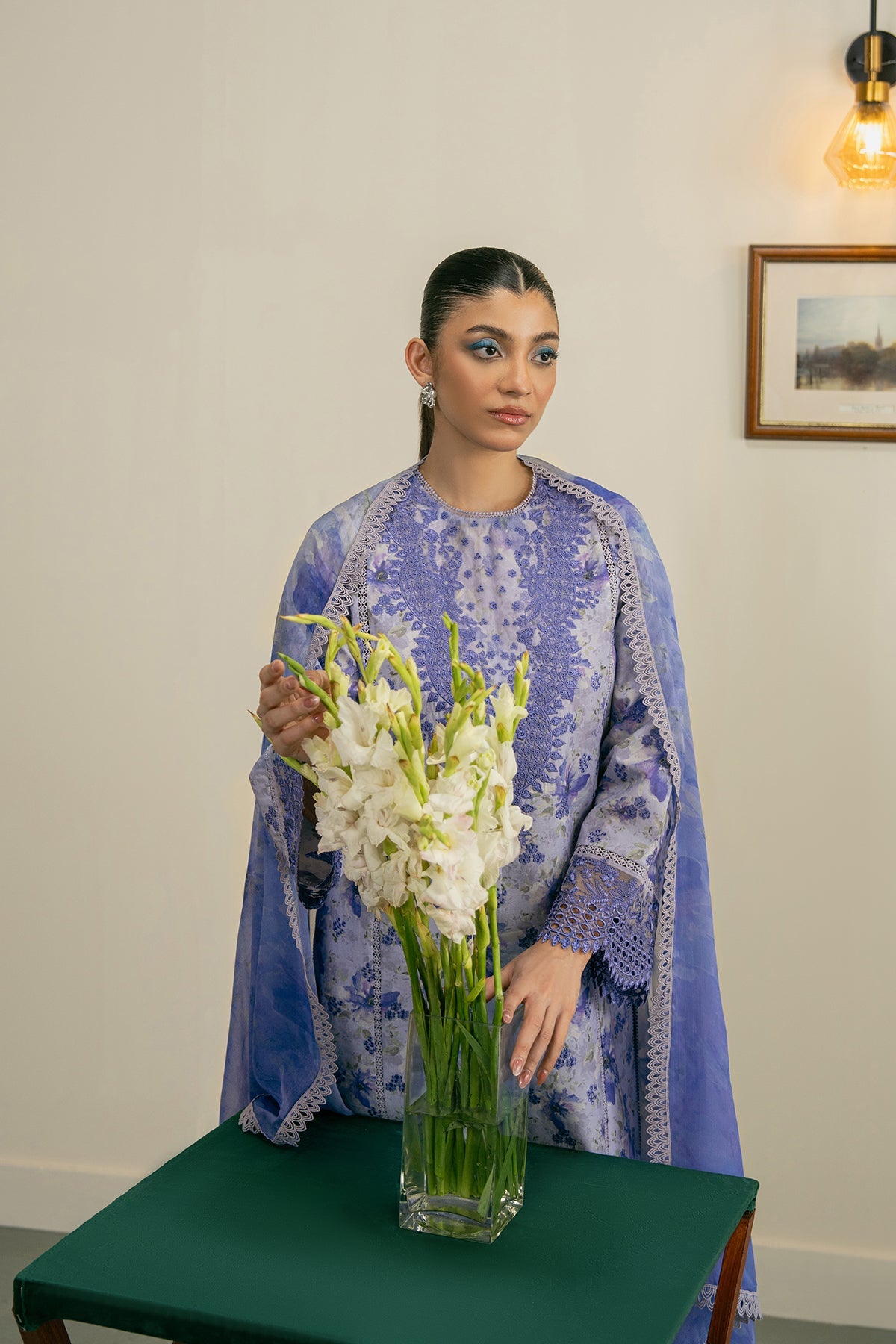 Zephyr Core by Ayzel Unstitched Embroidered Lawn 3 Piece Suit AAF26ZC YUMA – Eid Collection