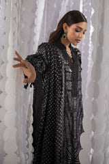 Sana Safinaz Embroidered Kurnool Badla Collection – K221-005A-CZ – Luxury Winter Collection