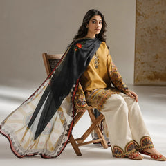 Safena Emb Shalwar 3pc