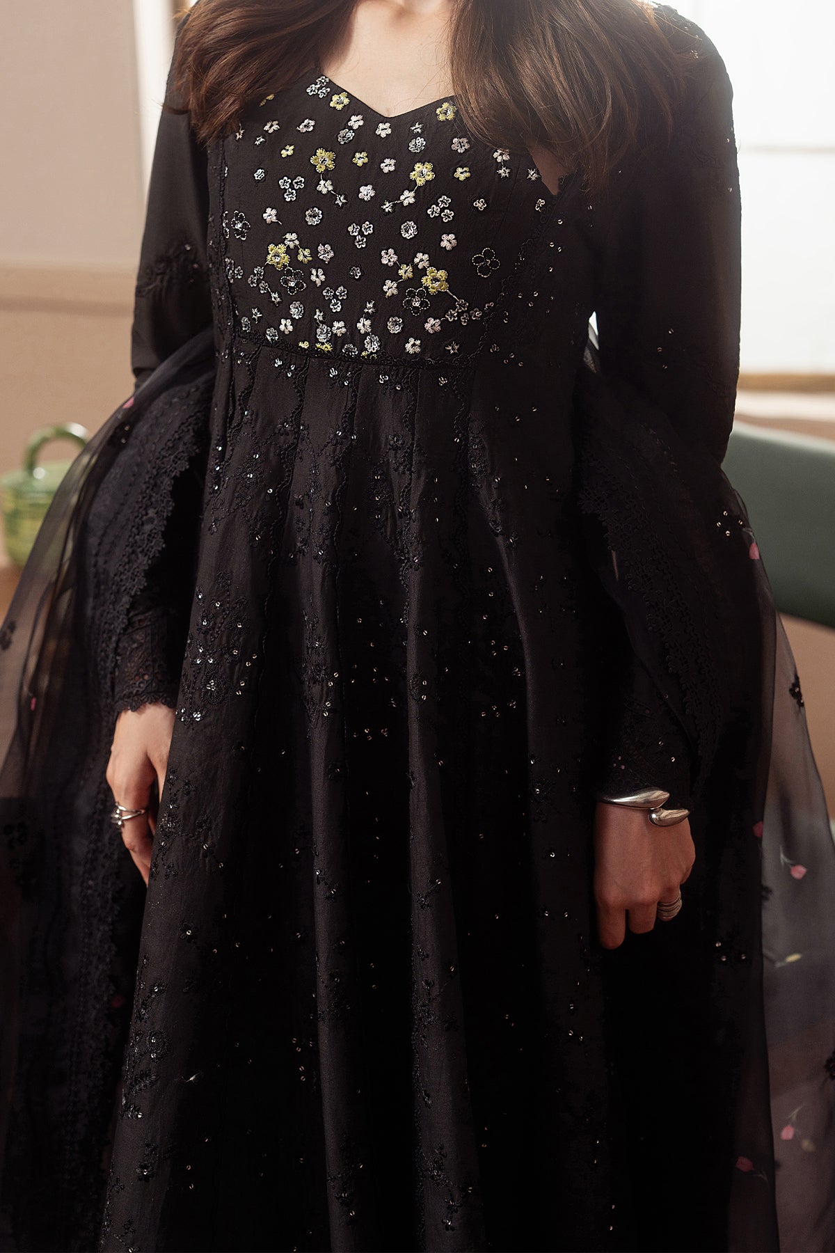 Brewed by Ayzel Unstitched Embroidered Lawn 3 Piece Suit AAF26UBL Sepia ZWU-0144-3PO – Festive Collection