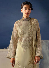 La Fuchsia By Afrozeh Embroidered Organza Suit Unstitched 3 Piece AF24L Zelena – Festive Collection