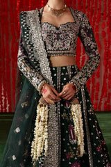 Shehnai By Afrozeh Embroidered Organza Suits Unstitched 3 Piece AF25SA D-01 Shonglam – Wedding Collection