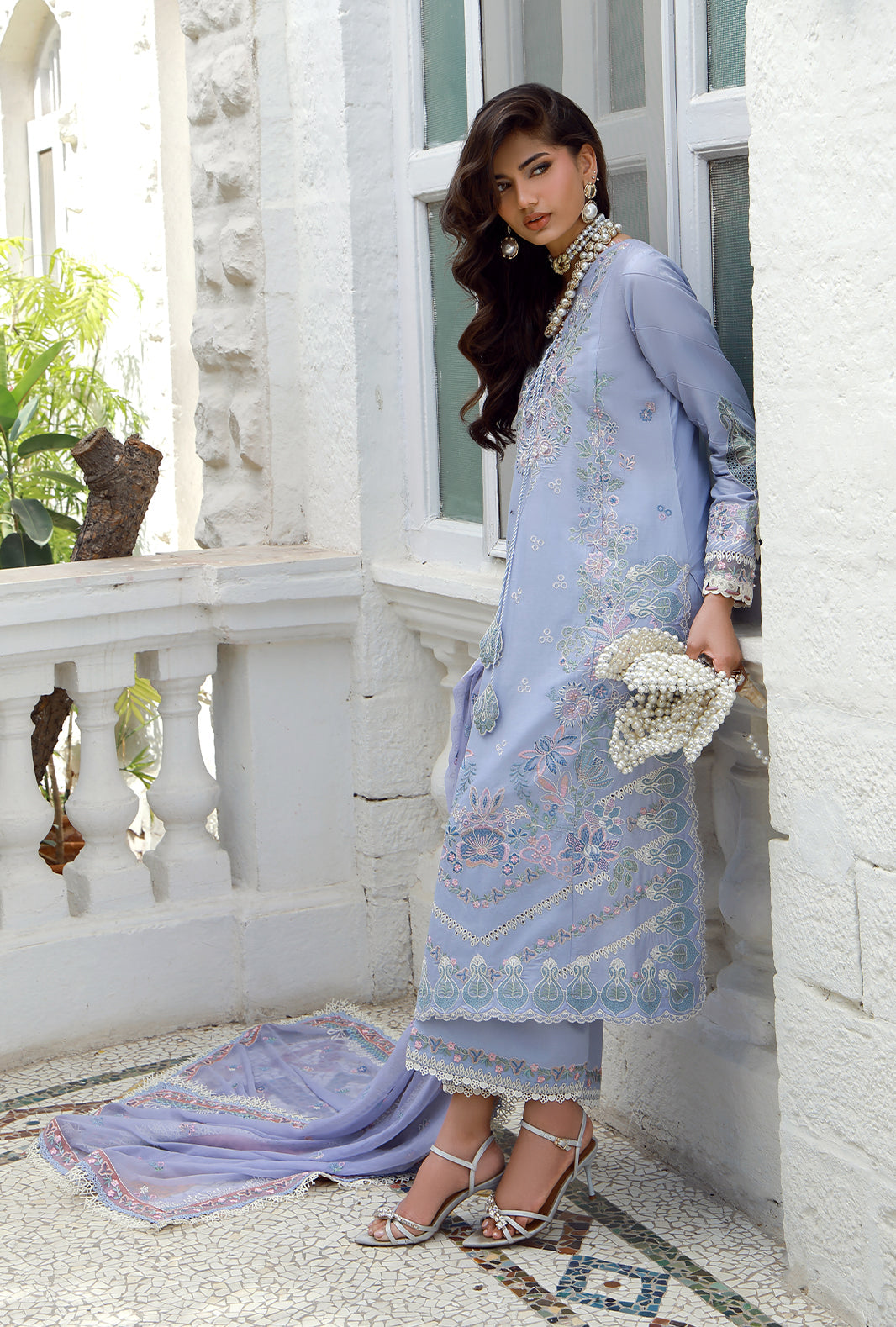 AJR – Signature Luxury Lawn Embroidered (Stitched) Collection’36 – Velia