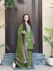 Hajra Emb Farshi Shalwar 3pc