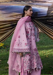 Zan by Hussain Rehar Unstitched Embroidered Lawn 3 Piece Suit HR26UZF Elfa D-112 – Festive Collection