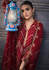Merakish Luxury Chiffon Embroidered’23 – ST23-MK7 Sola Singhar