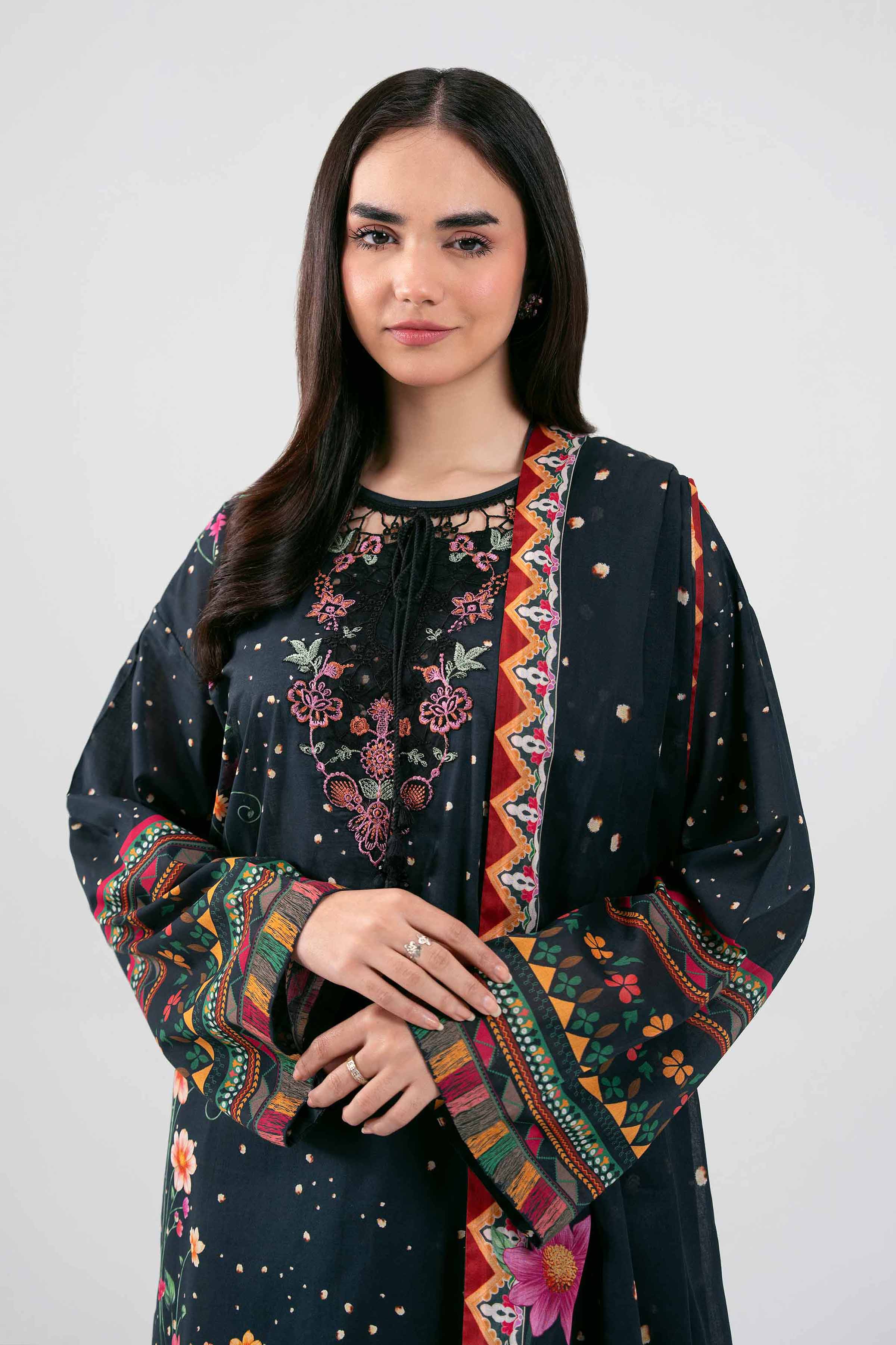 Nishat Unstitched Embroidered Lawn 3 Piece Suit – NL26-42601458 – Summer Collection