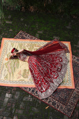 Shehnai By Afrozeh Embroidered Organza Suits Unstitched 3 Piece AF25SA D-03 Sheen – Wedding Collection