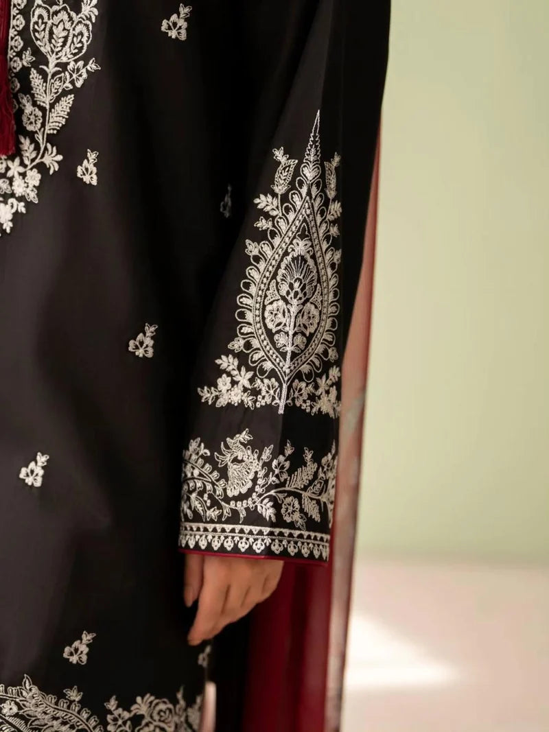 Pearl Emb Farshi Shalwar 3pc
